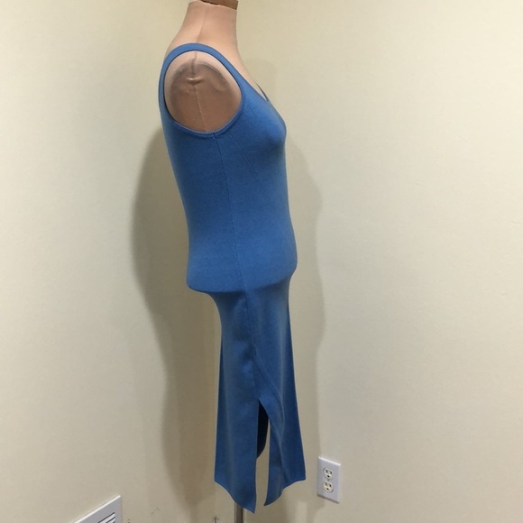 Francesca’s Collection Willow & Wind Sweaterdress Sweater Dress Medium Blue Knit - Picture 5 of 10